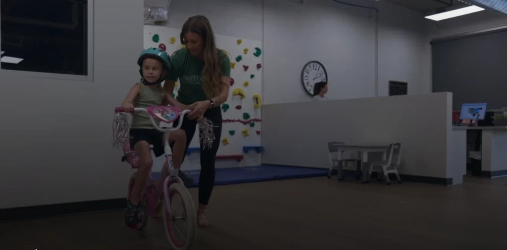Bike Riding Support with Pediatric Physical Therapy