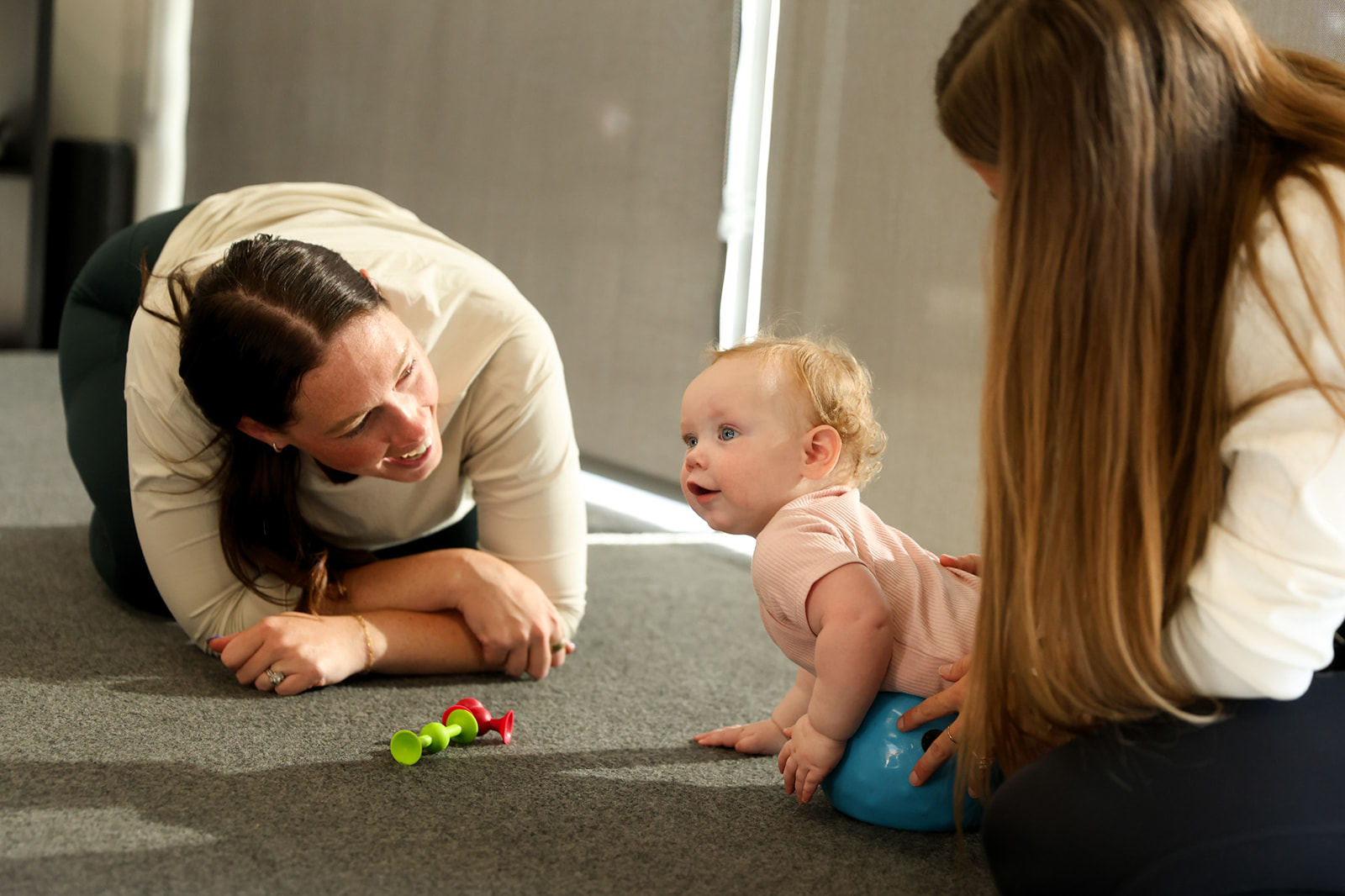 1.10.2025 child and therapist doing DIRFloortime play therapy in Sioux Falls"